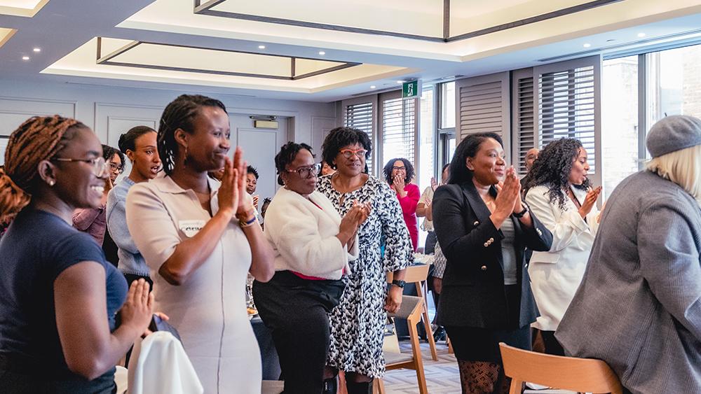 Attendees of Operation Black Vote Canada event