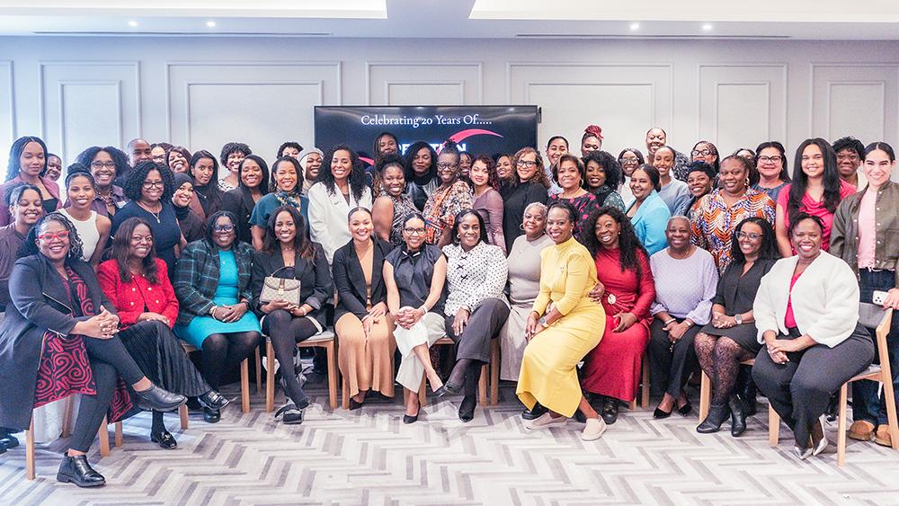 Velma Morgan and attendees of Operation Black Vote Canada event