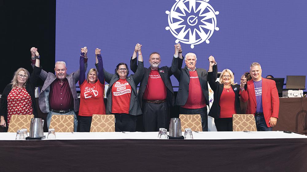 ETFO Members attending the Annual Meeting