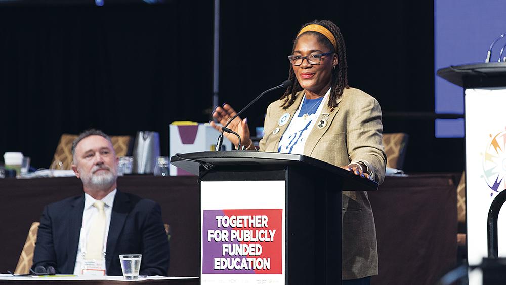 ETFO Members attending the Annual Meeting