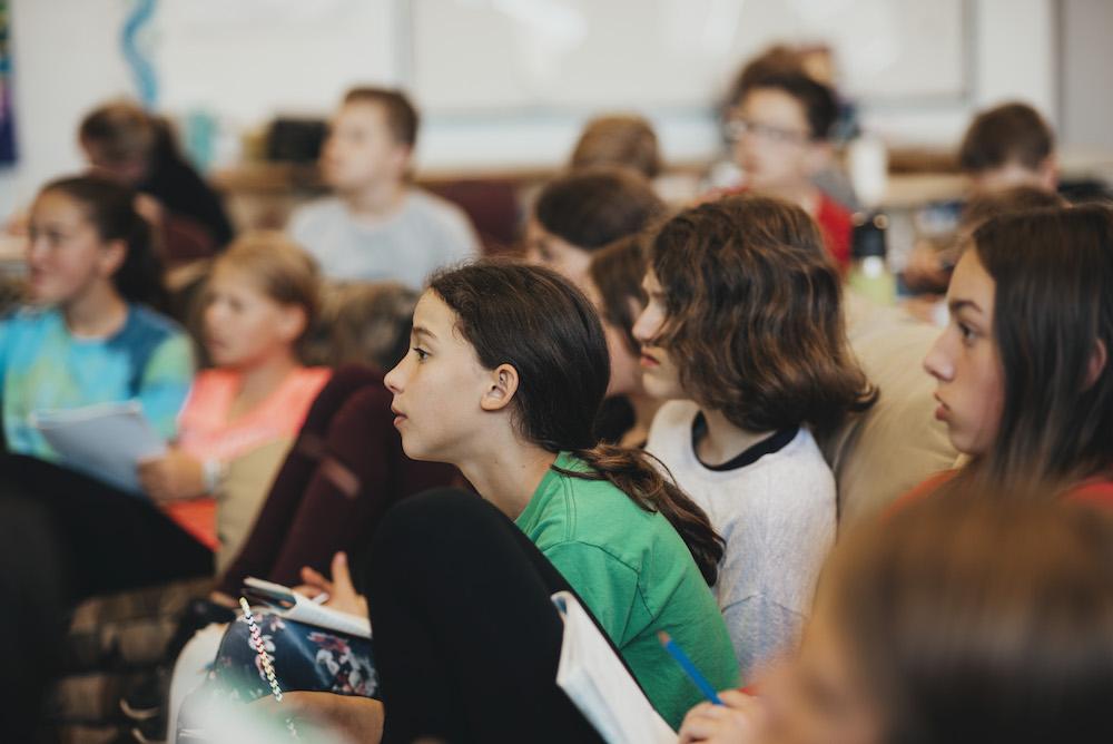 kids in a classroom