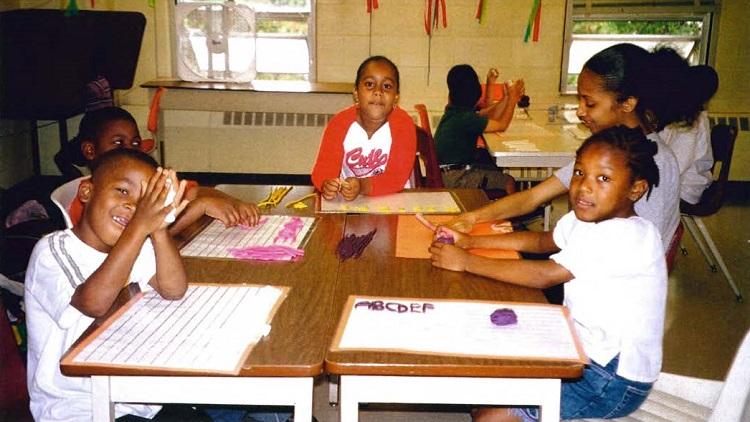 students in classroom