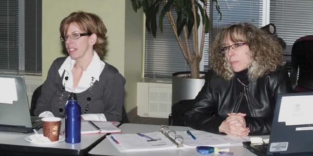 etfo members sitting in boardroom