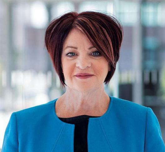 Sharon O’Halloran posing in ETFO HQ