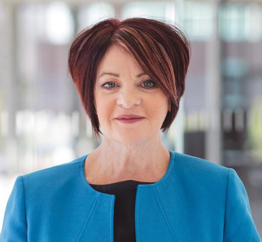 Sharon O’Halloran posing in ETFO HQ