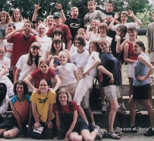 Student cast of Annie