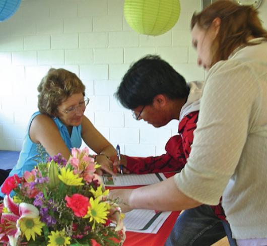 teachers signing in