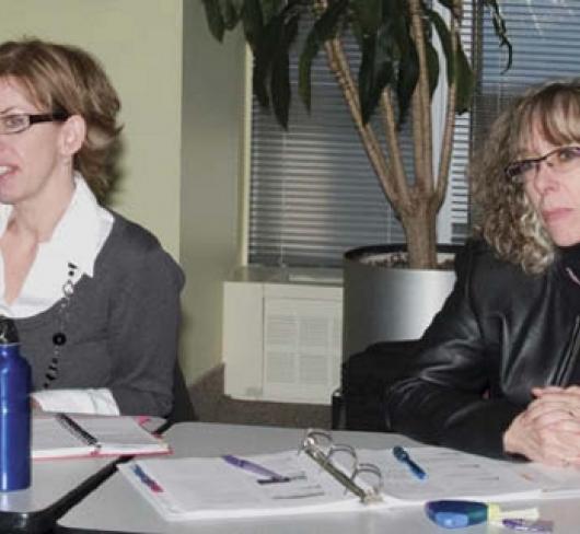 etfo members sitting in boardroom