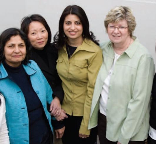 Woman ETFO members posing together