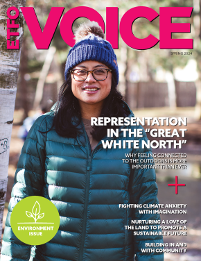 Cover of ETFO Voice Spring 2024