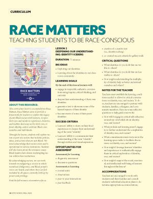 Cover of ETFO Voice Fall 2024 curriculum